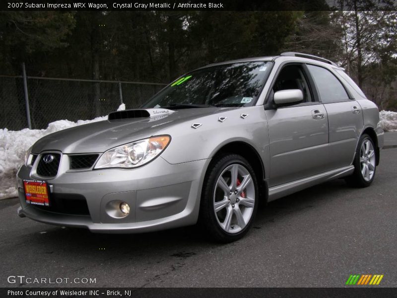 Crystal Gray Metallic / Anthracite Black 2007 Subaru Impreza WRX Wagon