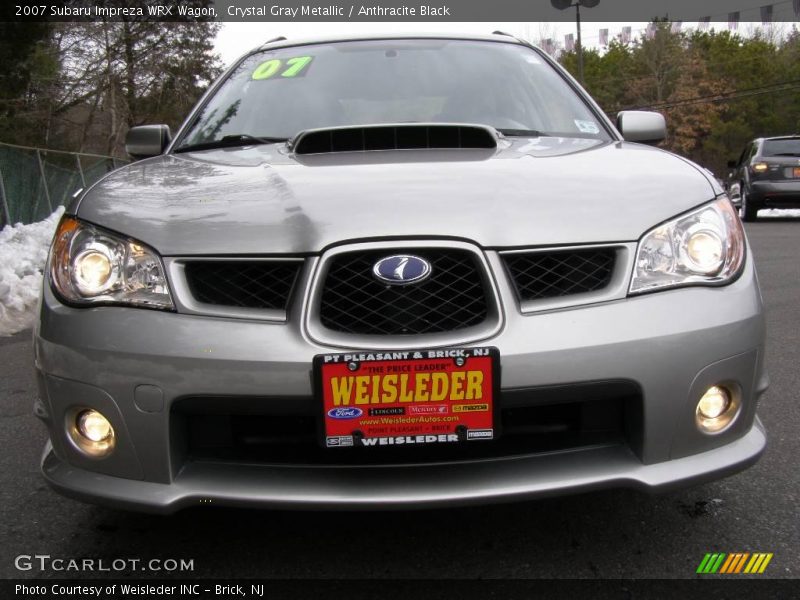 Crystal Gray Metallic / Anthracite Black 2007 Subaru Impreza WRX Wagon