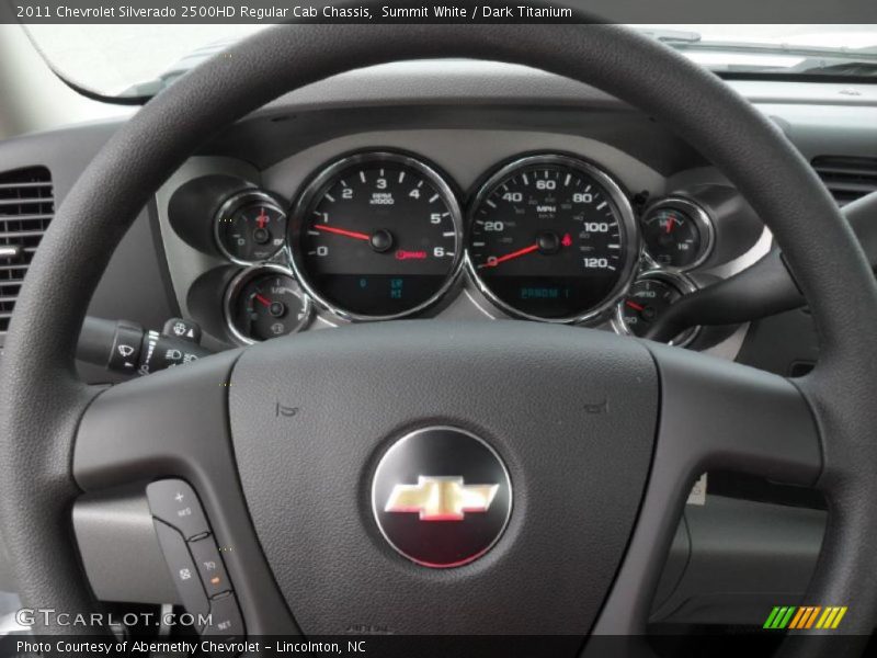 Summit White / Dark Titanium 2011 Chevrolet Silverado 2500HD Regular Cab Chassis