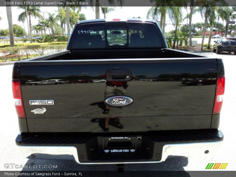 Black / Black 2008 Ford F150 Lariat SuperCrew