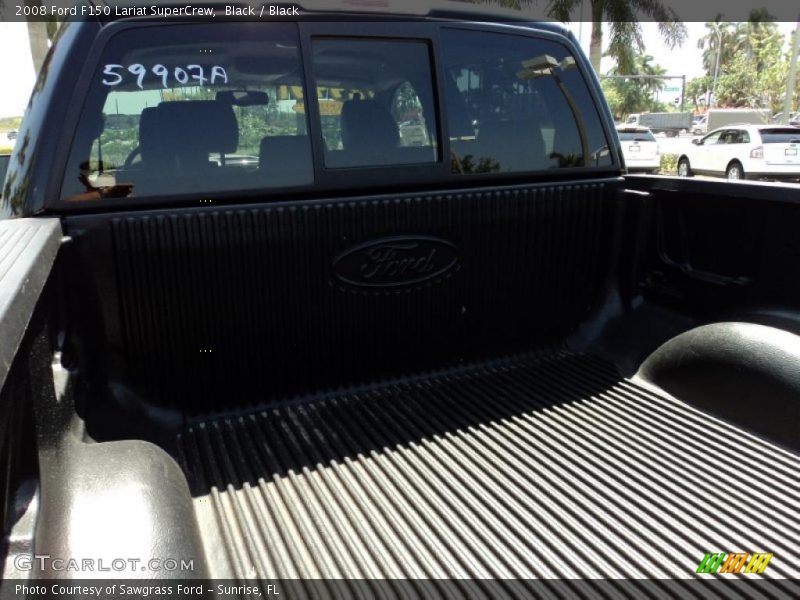 Black / Black 2008 Ford F150 Lariat SuperCrew
