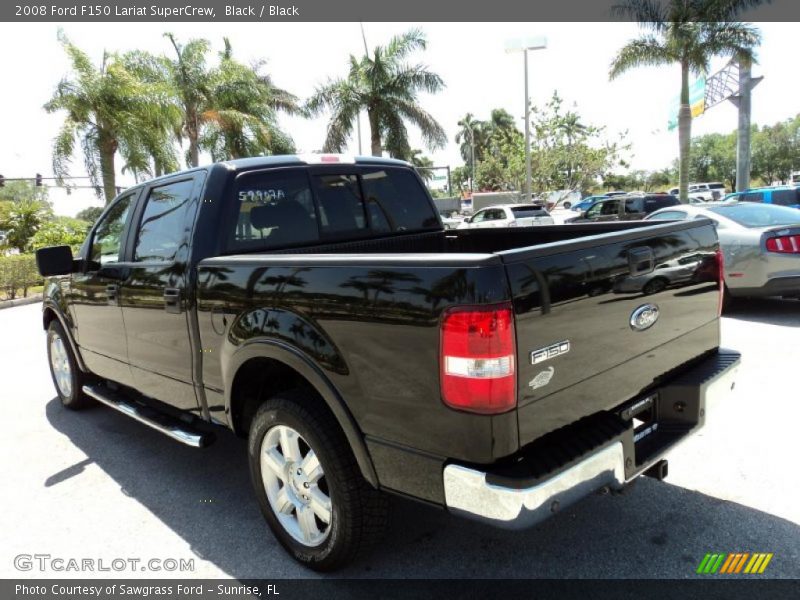 Black / Black 2008 Ford F150 Lariat SuperCrew