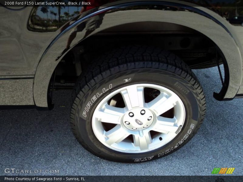 Black / Black 2008 Ford F150 Lariat SuperCrew