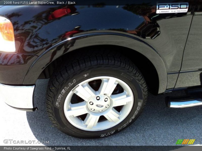 Black / Black 2008 Ford F150 Lariat SuperCrew