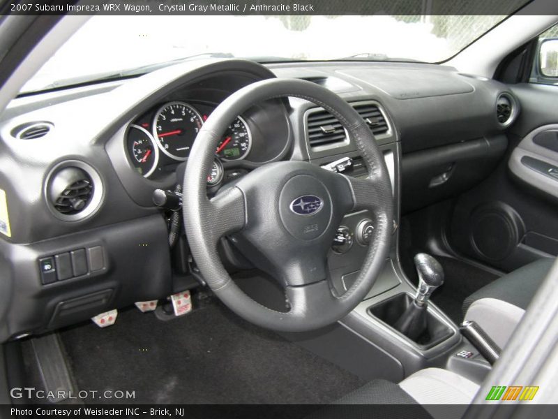 Crystal Gray Metallic / Anthracite Black 2007 Subaru Impreza WRX Wagon