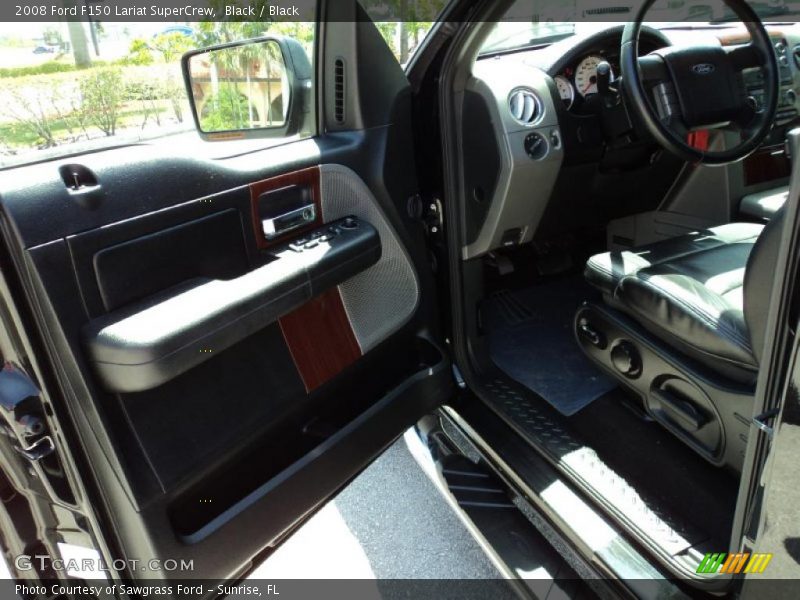 Black / Black 2008 Ford F150 Lariat SuperCrew