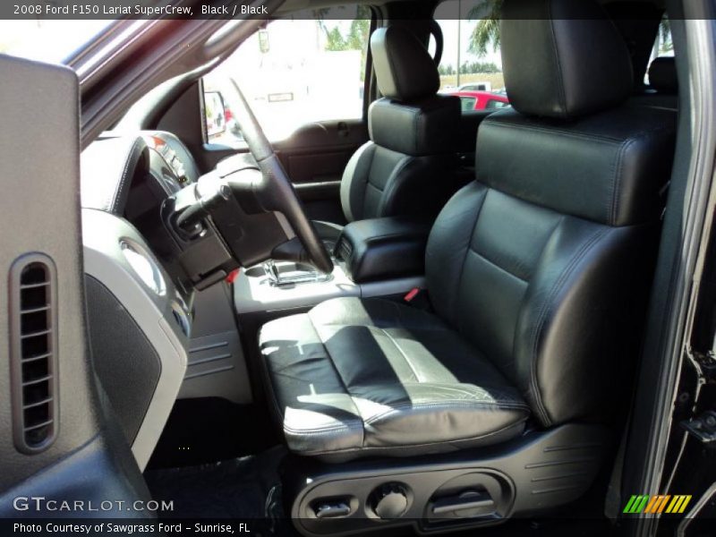 Black / Black 2008 Ford F150 Lariat SuperCrew
