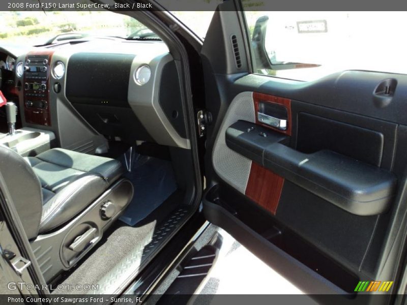 Black / Black 2008 Ford F150 Lariat SuperCrew