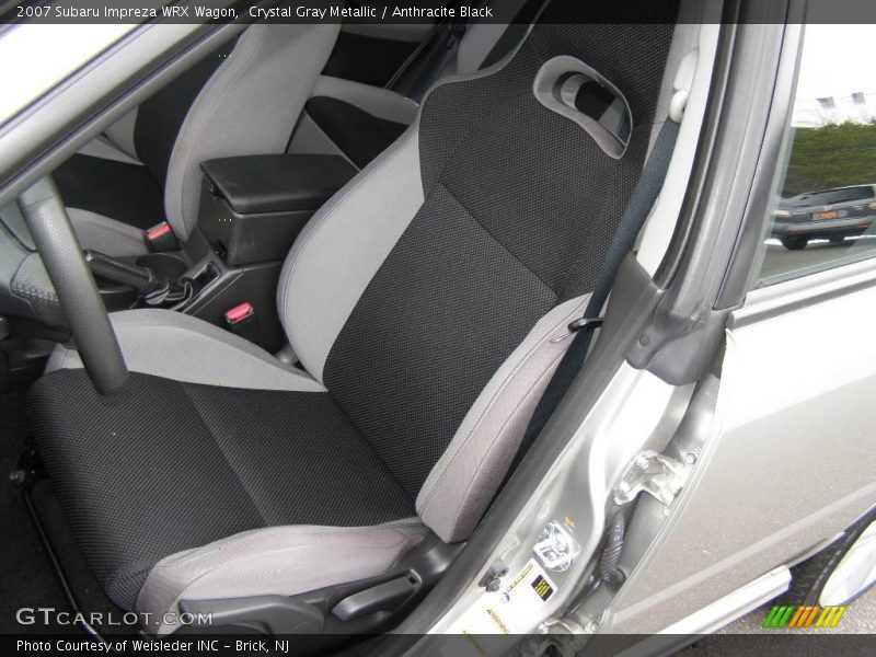 Crystal Gray Metallic / Anthracite Black 2007 Subaru Impreza WRX Wagon