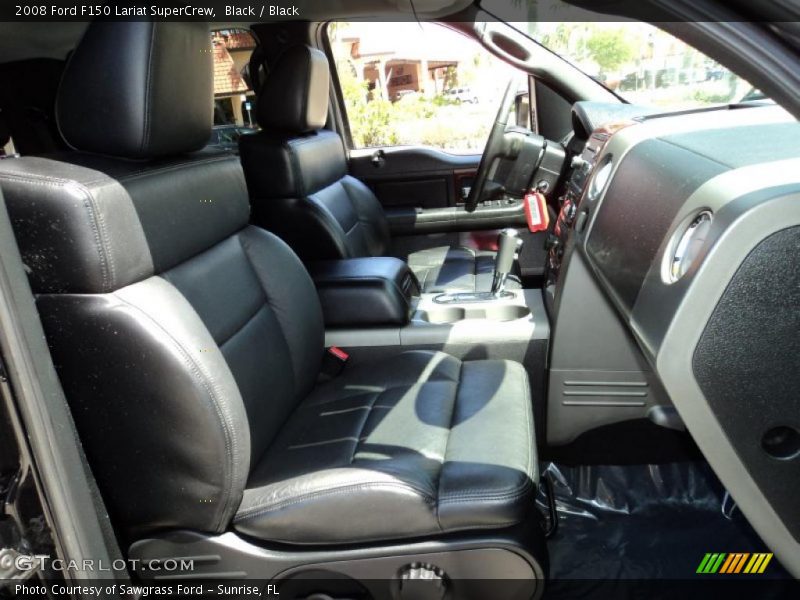 Black / Black 2008 Ford F150 Lariat SuperCrew
