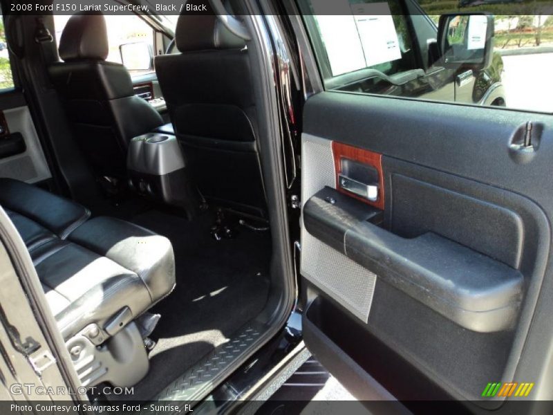 Black / Black 2008 Ford F150 Lariat SuperCrew