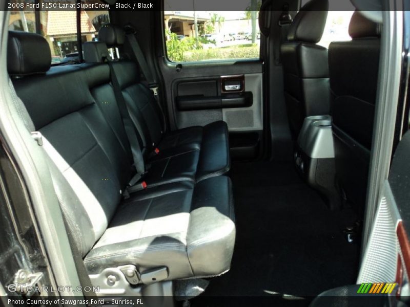 Black / Black 2008 Ford F150 Lariat SuperCrew