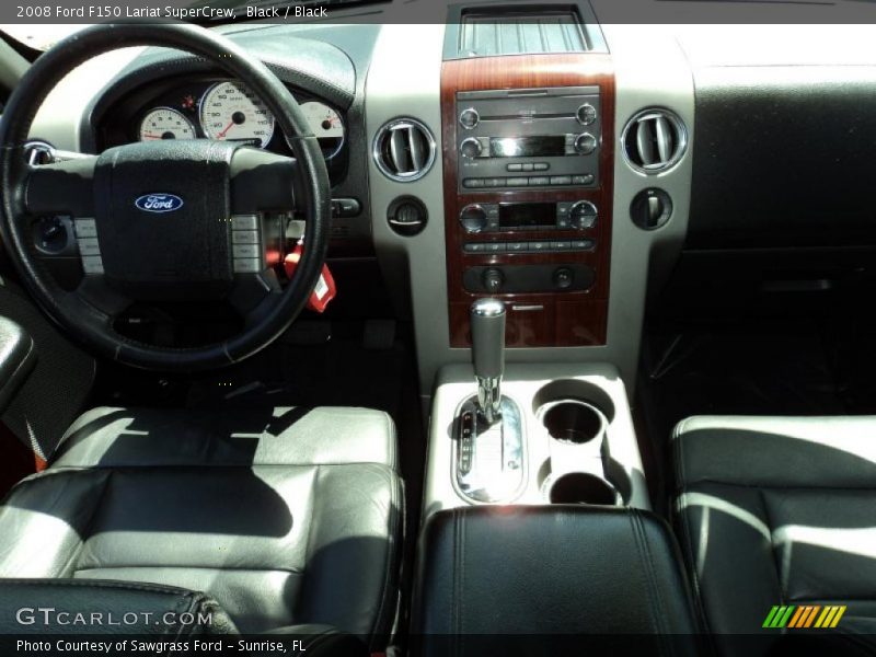 Black / Black 2008 Ford F150 Lariat SuperCrew
