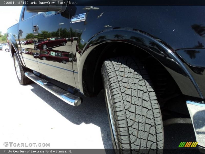 Black / Black 2008 Ford F150 Lariat SuperCrew