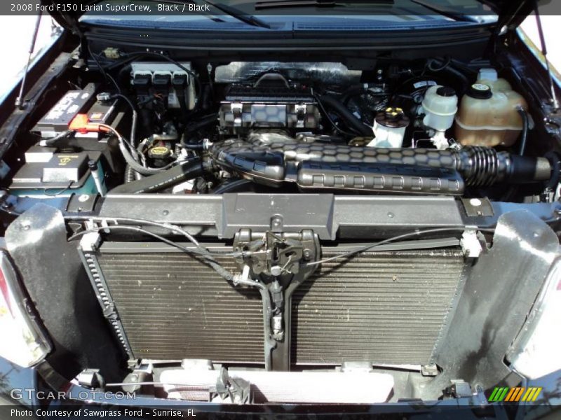 Black / Black 2008 Ford F150 Lariat SuperCrew