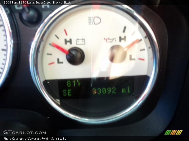 Black / Black 2008 Ford F150 Lariat SuperCrew