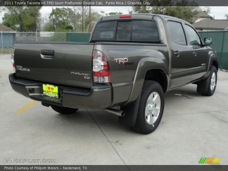 Pyrite Mica / Graphite Gray 2011 Toyota Tacoma V6 TRD Sport PreRunner Double Cab