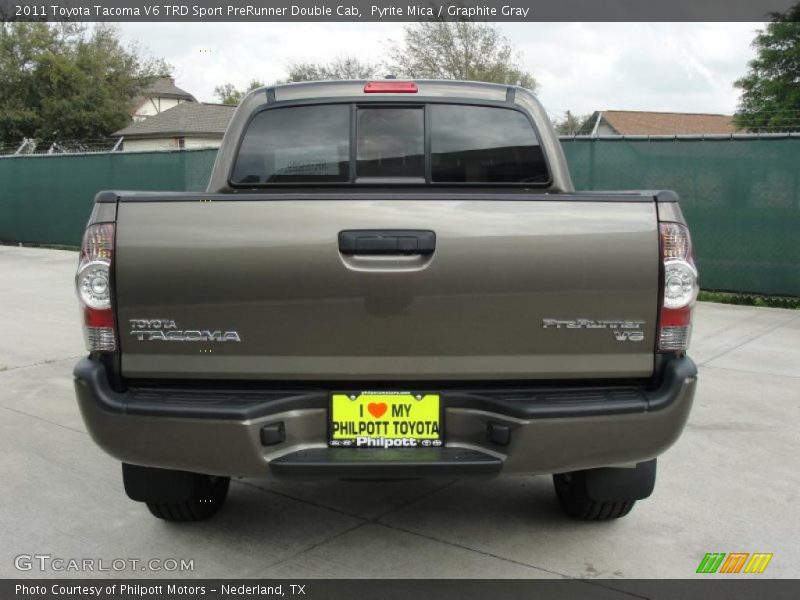 Pyrite Mica / Graphite Gray 2011 Toyota Tacoma V6 TRD Sport PreRunner Double Cab