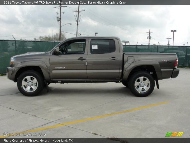 Pyrite Mica / Graphite Gray 2011 Toyota Tacoma V6 TRD Sport PreRunner Double Cab