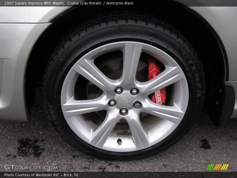 Crystal Gray Metallic / Anthracite Black 2007 Subaru Impreza WRX Wagon