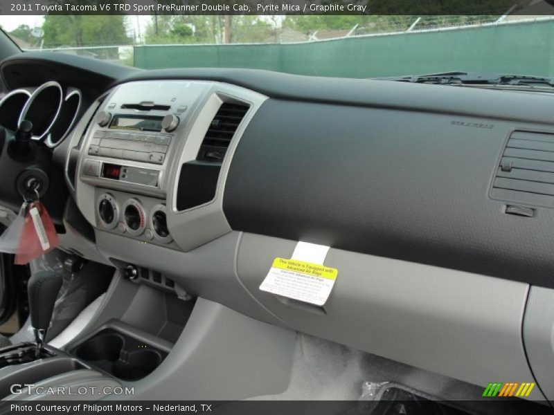 Pyrite Mica / Graphite Gray 2011 Toyota Tacoma V6 TRD Sport PreRunner Double Cab