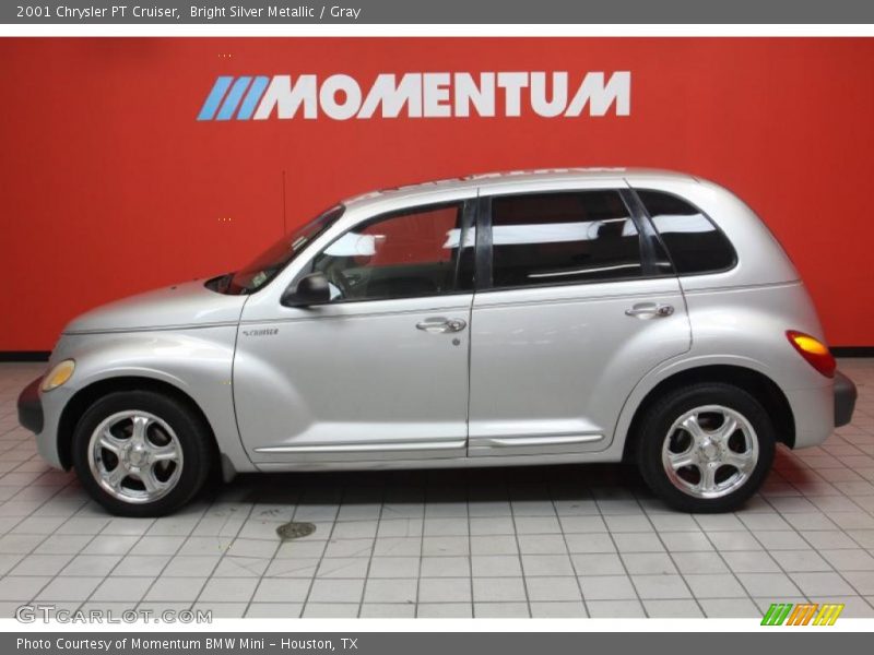 Bright Silver Metallic / Gray 2001 Chrysler PT Cruiser