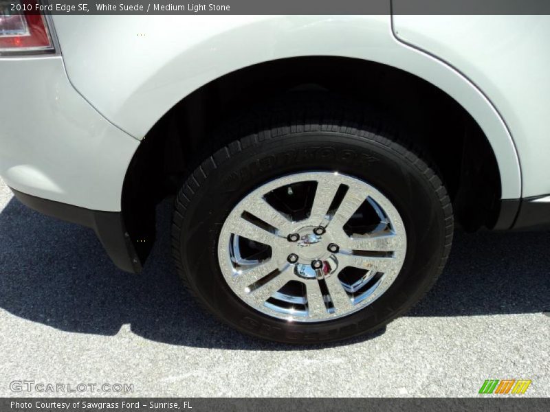 White Suede / Medium Light Stone 2010 Ford Edge SE