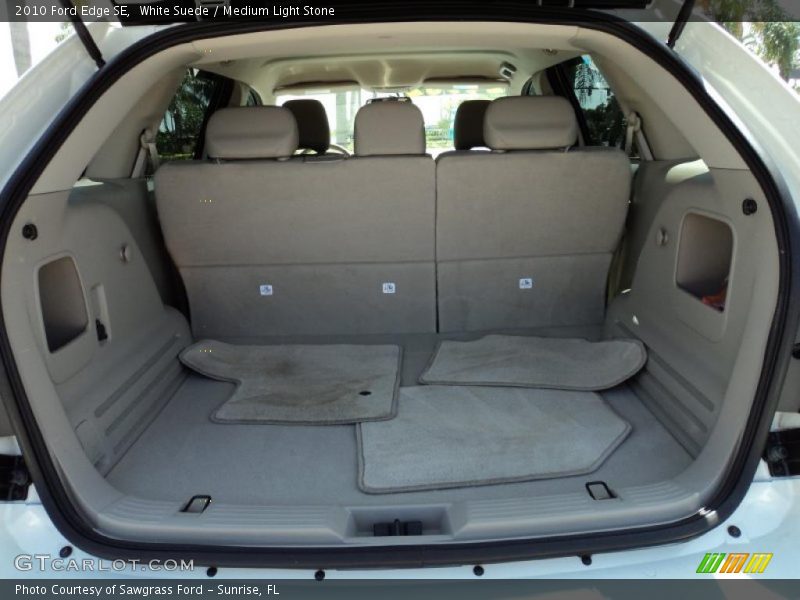 White Suede / Medium Light Stone 2010 Ford Edge SE