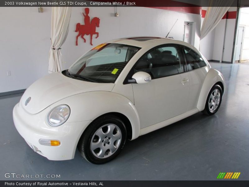 Campanella White / Black 2003 Volkswagen New Beetle GLS TDI Coupe