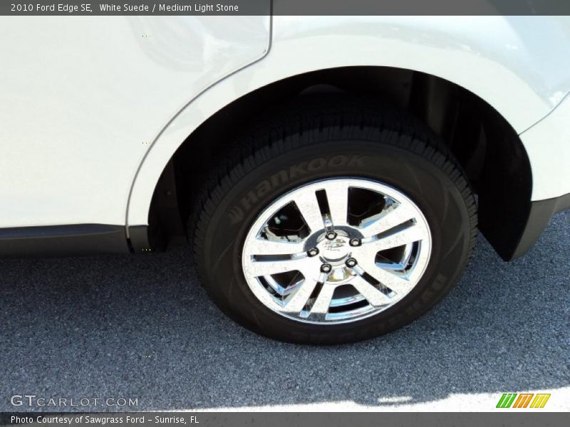 White Suede / Medium Light Stone 2010 Ford Edge SE