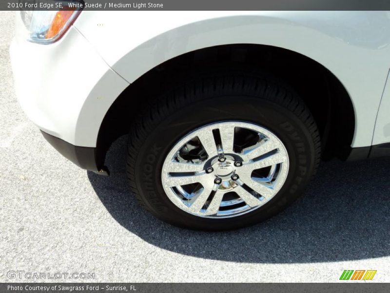 White Suede / Medium Light Stone 2010 Ford Edge SE
