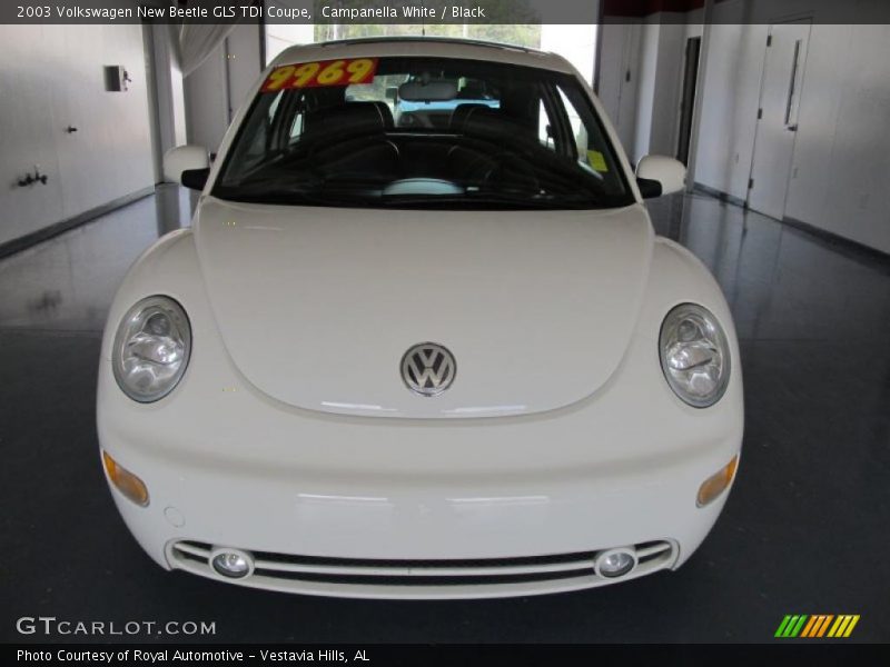 Campanella White / Black 2003 Volkswagen New Beetle GLS TDI Coupe