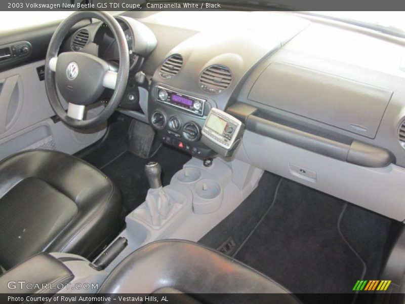 Campanella White / Black 2003 Volkswagen New Beetle GLS TDI Coupe