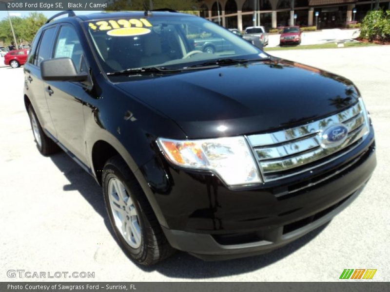 Black / Camel 2008 Ford Edge SE