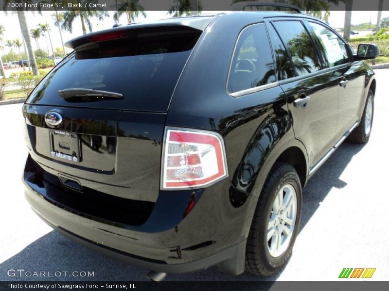 Black / Camel 2008 Ford Edge SE