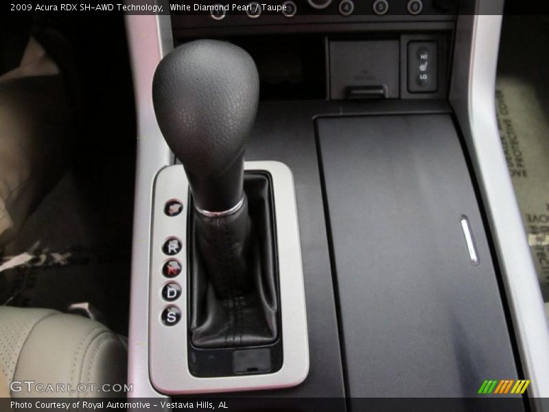  2009 RDX SH-AWD Technology 5 Speed Sequential SportShift Automatic Shifter