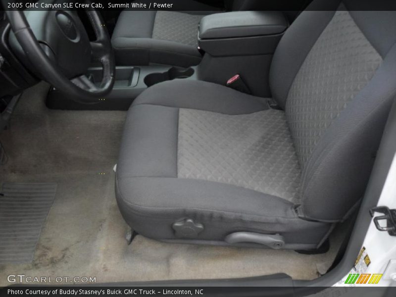 Summit White / Pewter 2005 GMC Canyon SLE Crew Cab
