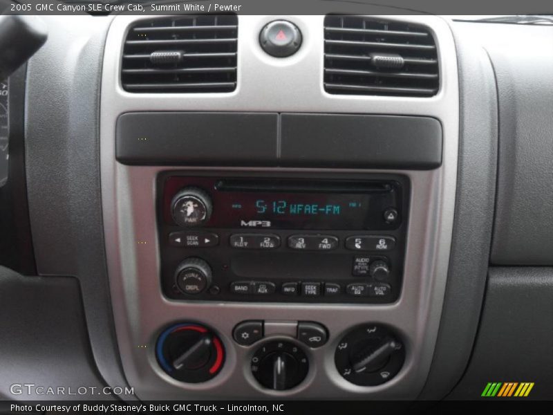 Summit White / Pewter 2005 GMC Canyon SLE Crew Cab