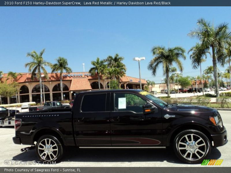 Lava Red Metallic / Harley Davidson Lava Red/Black 2010 Ford F150 Harley-Davidson SuperCrew