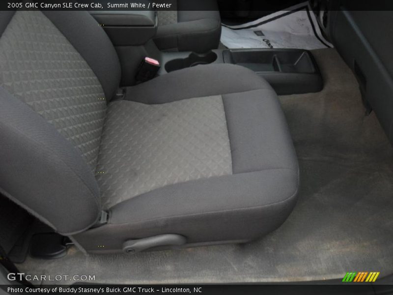 Summit White / Pewter 2005 GMC Canyon SLE Crew Cab