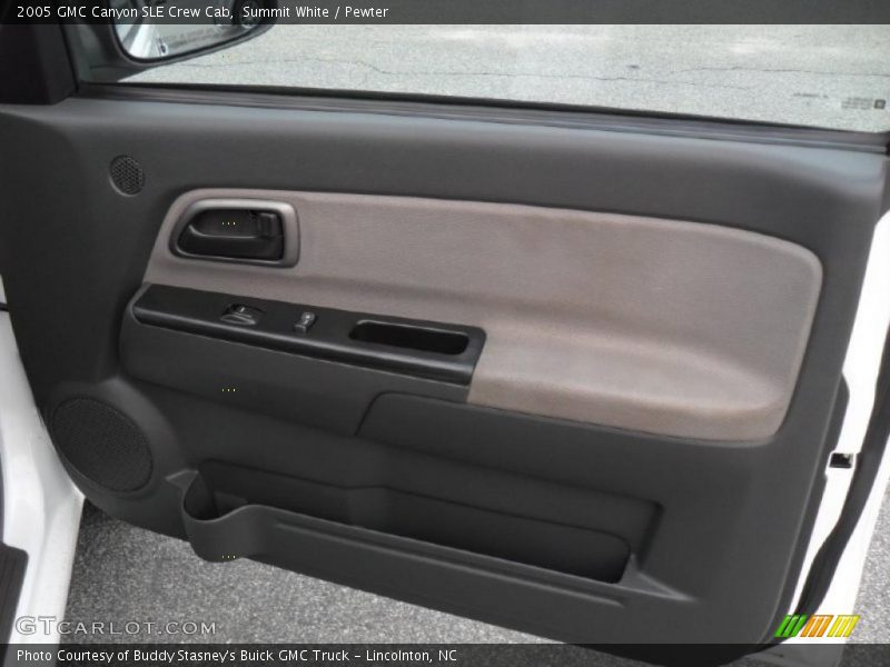 Summit White / Pewter 2005 GMC Canyon SLE Crew Cab