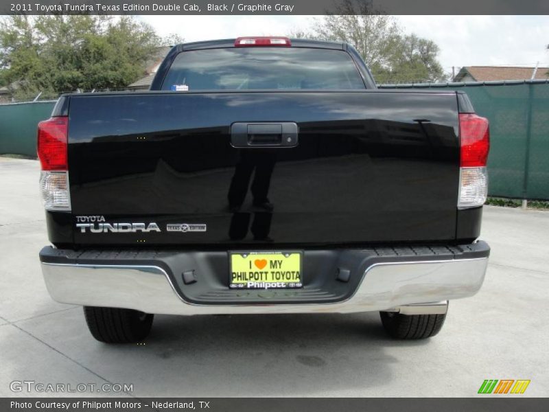 Black / Graphite Gray 2011 Toyota Tundra Texas Edition Double Cab