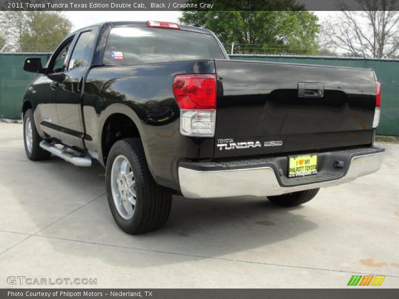 Black / Graphite Gray 2011 Toyota Tundra Texas Edition Double Cab