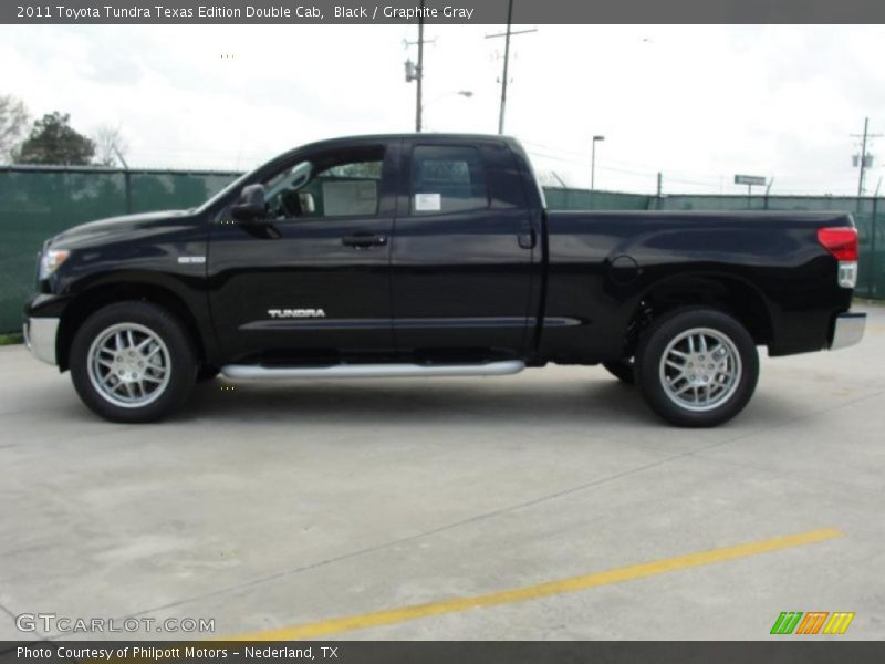 Black / Graphite Gray 2011 Toyota Tundra Texas Edition Double Cab