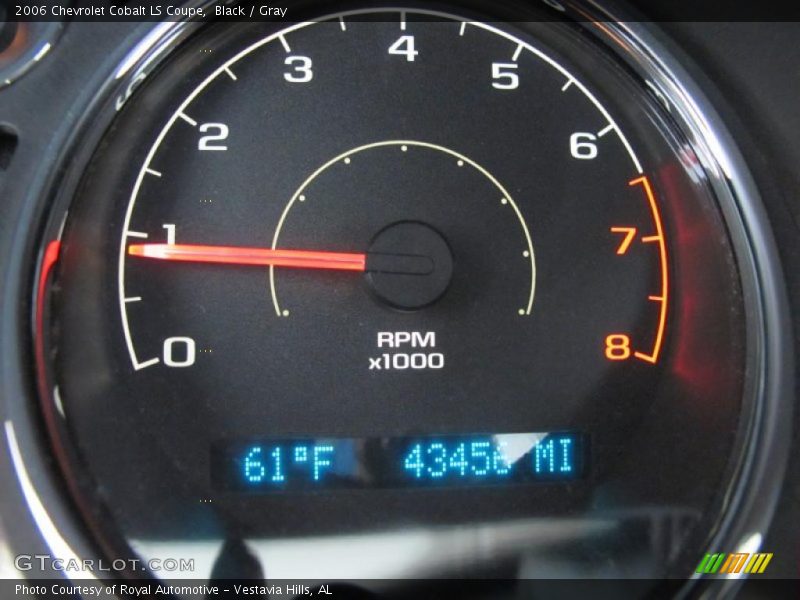 Black / Gray 2006 Chevrolet Cobalt LS Coupe