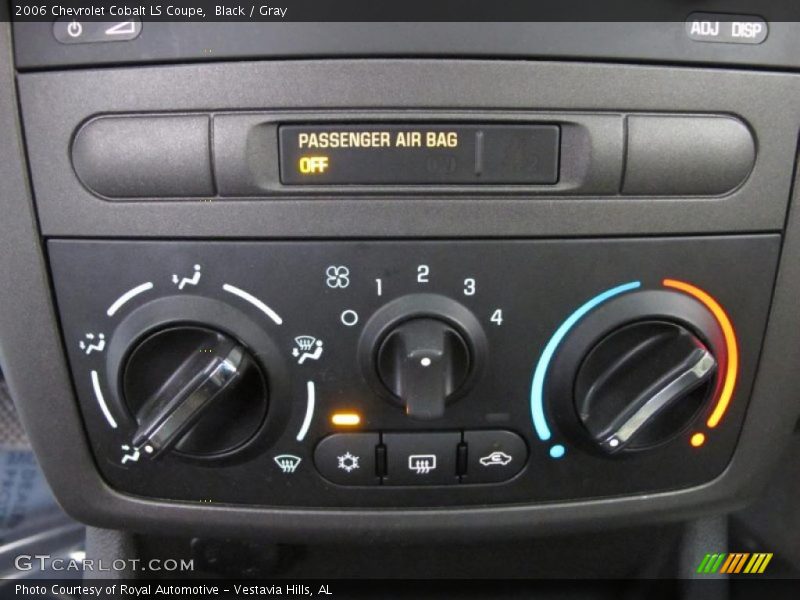 Black / Gray 2006 Chevrolet Cobalt LS Coupe
