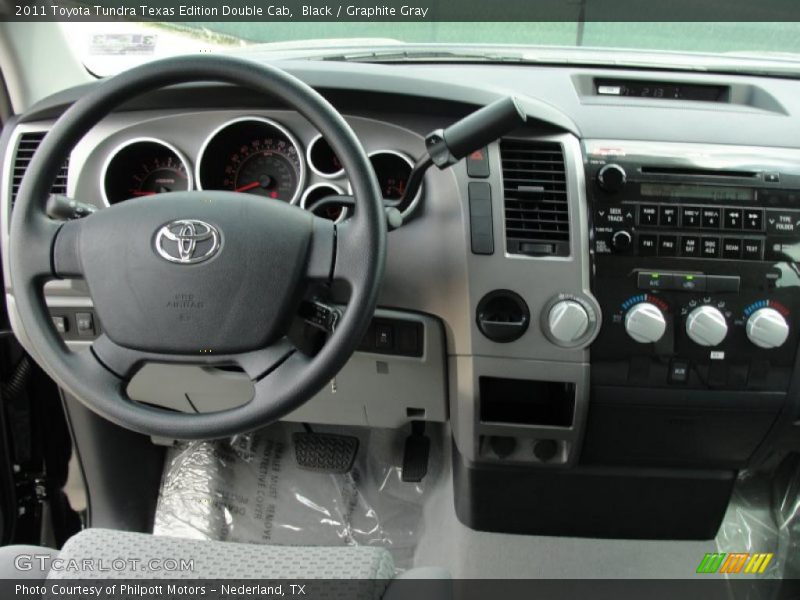 Black / Graphite Gray 2011 Toyota Tundra Texas Edition Double Cab
