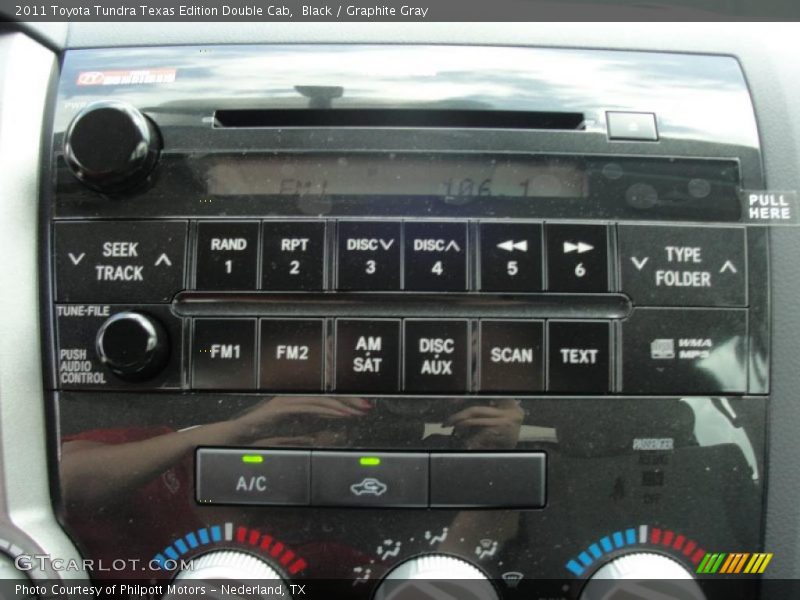Controls of 2011 Tundra Texas Edition Double Cab