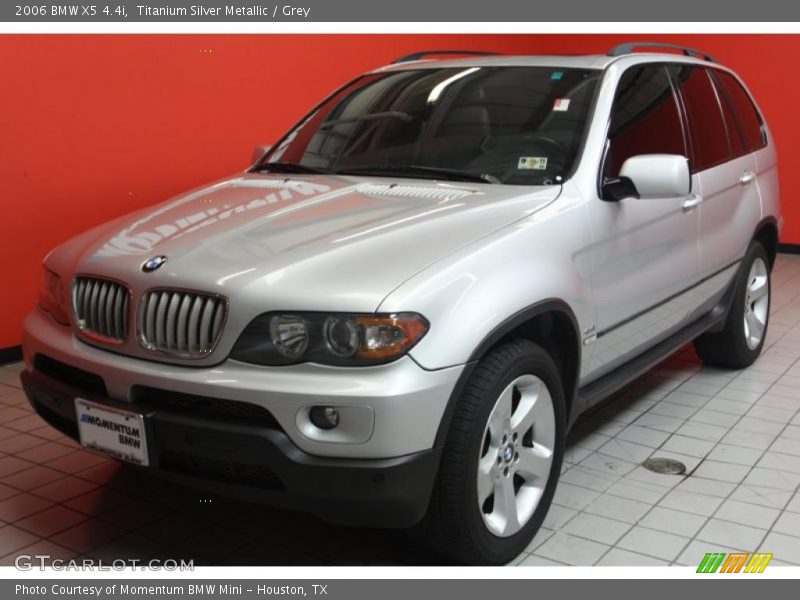 Titanium Silver Metallic / Grey 2006 BMW X5 4.4i