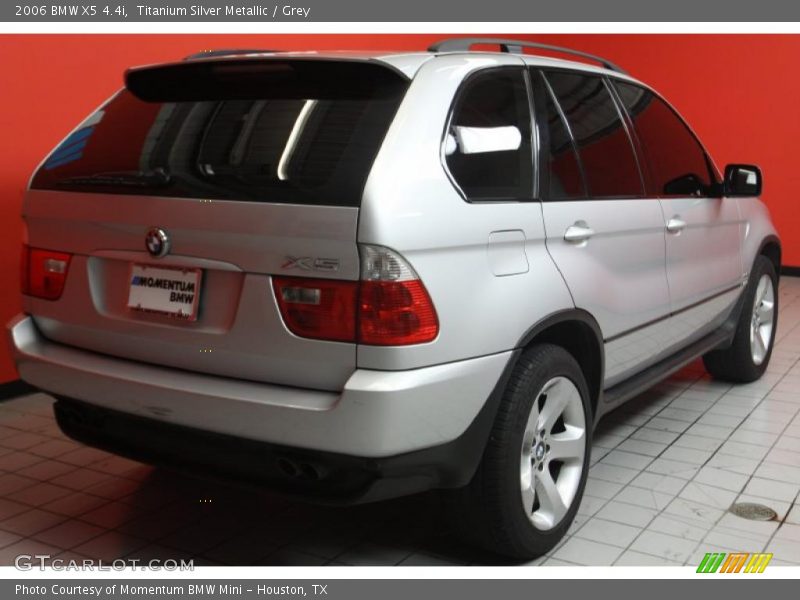 Titanium Silver Metallic / Grey 2006 BMW X5 4.4i